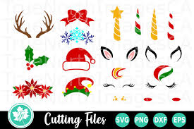 For personal and small business use. Christmas Svg Unicorn Svg Make Your Own Unicorn Bundle 201505 Cut Files Design Bundles