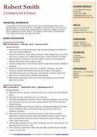 Check spelling or type a new query. Cleaner Resume Samples Qwikresume