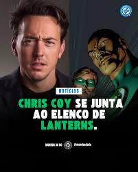 MAIS UM NO ELENCO! 👀 O Deadline confirmou o ator Chris Coy (Bass Reeves,  The Peripheral) entra para o elenco de 'Lanterns'. Chris Coy será Waylon  Sanders, descrito como um sobrevivente inteligente