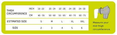 Cep Size Chart Cep Compression