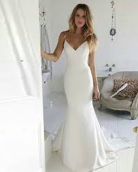 In many cultures, white wedding dresses are actually seen as a silver sequined bodice can create contrast against a plain white skirt, giving you just enough sparkle bride & bridesmaids how to shop for a wedding dress that's sustainable and. Simple White Satin Wedding Dress Addicfashion