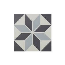 We offer white bathroom wall tiles and toilet tiles that are of high quality and look professionally designed and made. Hydrolic Black White Matt Star Porcelain Wall Floor Tile Pack Of 25 L 200mm W 200mm Diy At B Q
