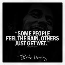 Some People Feel The Rain Others Just Get Wet Some People Feel The Rain Others Just Get Wet Getting Wet Feelings Marley