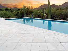 Pool decks, often, become the centerpiece of a home providing endless opportunities to entertain guests. Concrete Pavers For Pools Poolside Concrete Paving
