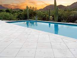 Whatever materials a designer or a homeowner decides to use, one so, today, we will show you swimming pools with decks made from stone and pavers. Concrete Pavers For Pools Poolside Concrete Paving