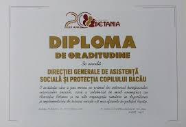Relații suplimentare se obțin la direcţia de servicii sociale braşov, telefon: Diploma De Gratitudine Pentru Dgsapc Bacau Directia Generala De Asistenta Sociala Si Protectia Copilului Bacau