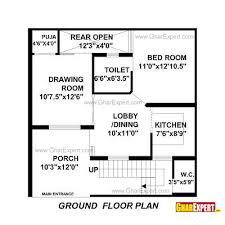 Inches, feet and yards are u.s. House Plan For 30 Feet By 30 Feet Plot Plot Size 100 Square Yards Gharexpert Com