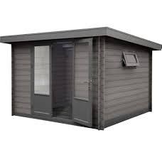 Wolff Finnhaus Gartenhaus Wpc Trend D Grau 287 Cm X 287 Cm Kaufen Bei Obi Gartenhaus Pultdach Gartenhaus Pultdach