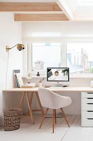 12 Inspiring Desk Space Ideas From Pinterest In 2020 Home Office Decor Office Interior Design Home Office Design