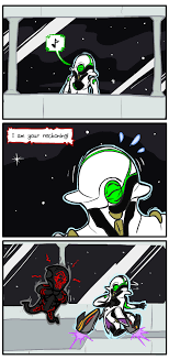 The Draw Something Daily Initiative Fan Request The Stalker Makes A Slight Warframe Art Funny Games Funny Comics