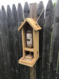 Bird Feeder Pole Home Depot Rustic Tito S Bird Feeder Reclaimed Wood Upcycled Garden Gifts Rustic Bird Feeders Reclaimed Wood Projects Wooden Bird Feeders