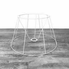 Fournitures pour abat jour polyphane carcasses d abat. Grande Carcasse Abat Jour Tambour 50 Cm Armature Cone 10 Branches En Epoxy Anticorrosion Pour E27