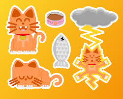 If clearly stated, photos of cat(s) you don't know is allowed, within reason. Free Photo Cat Cute Food Stickers Cat Stickers Kitten Fish Max Pixel