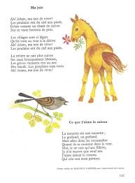 Moi je suis content ! Joie De Vivre Poemes Inedits De M Careme Lire Et Parler Ce1 N 16 Comptine Creche Poeme Comptines