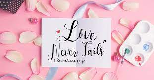 We did not find results for: What Does It Mean Love Never Fails
