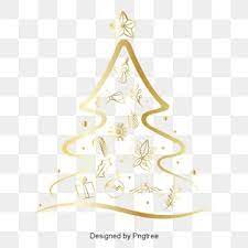 Champagne Personality Christmas Elements Beautiful Festive Png And Vector With Transparent Background For Free Download Christmas Lights Background Realistic Christmas Trees Christmas Tree Background
