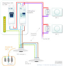 Allumage Par Boutons Poussoirs Telerupteur Plan Electrique Maison Installation Domotique Installation Electrique Maison