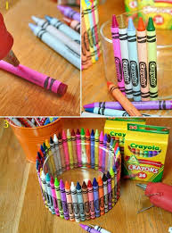 Crayon Bowl Fill With Candy A Plant Etc Cute Gift For Teacher In 2020 Crayon Crafts Teacher Gifts Crafts For Kids