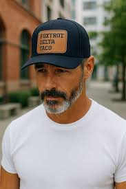Dad Cap Black "Foxtrot Delta Taco"