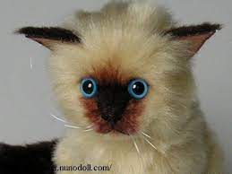 Ragdoll Kitten Head Ragdoll Kitten Cat Soft Toy Sewing Stuffed Animals