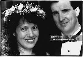 Newly weds at their ceremony in Hurstville Azalia Canuto Hankin... News  Photo