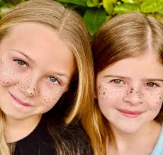 Sunshine & Glitter Temporary Glam Face Tattoo