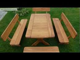 Wooden Garden Furniture Set Youtube Garden Furniture Sets Wooden Garden Table Garden Chairs
