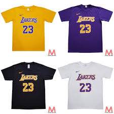 Lakers vs pelicans nba 2k19 mycareer ep 48. Los Angeles Lakers Lebron James 23 Nba T Shirt Shopee Philippines