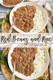Red Beans And Rice Red Beans And Rice Recipe Easy Dry Beans Recipe Red Bean And Rice Recipe