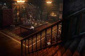 Into The Alchemist S Lab Steampunk Art Steampunk Concept Art