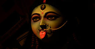 Statue of Hindu God Kali Puja