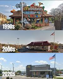 McDonalds has literally grown up! 😆 McDonald's 1990s INE 2000s MeDonald's  2020S 向