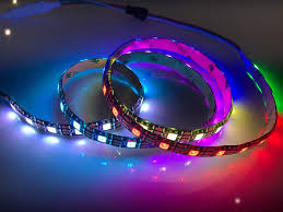 Mokungit Ws2812b Led Strip Lights 3 2ft 1m 60 Pixels Programmable Individual Addressable Led Strip Light Ws2812b Ws28 Led Strip Lighting Strip Lighting Rgb Led