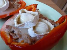 Poivron Farci Au Thon Et Au Chevre Recette Recette Recette Poivron Farci Poivrons Farcis