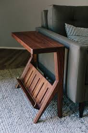 Zelo Side Table Handcrafted Mid Century Modern Inspired Etsy In 2020 Walnut Furniture Side Table Decor Side Table Decor Living Room