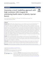 PDF) Assessing a novel modelling approach with high resolution UAV imagery  for monitoring health status in priority riparian forests