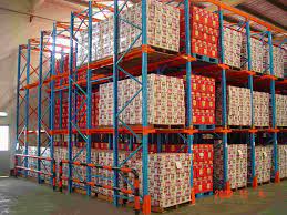 Drive Through Racking For Warehouse Storage Pallet Rack Warehouse Storage Reinforced Concrete Structure