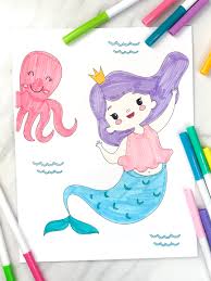 Download this adorable dog printable to delight your child. Printable Mermaid Coloring Pages For Kids