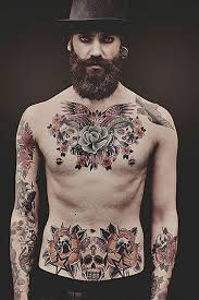 Old School Tattoos On Chest Chest Tattoo Men Old School Tattoo Traditional Chest Tattoo