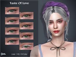 Showing off my favorite picks for cas for makeup for darker sims. Recent Lmcs Taste Of Love Liner Hq By Lisaminicatsims By Tsr Lana Cc Finds