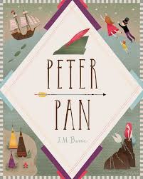Peter Pan Tribute Illustration By Emily Dove Book Cover Design Peter Pan Book Children Book Cover