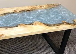 Apply mold release to ease in removing the corners and side pieces from the concrete and epoxy. Project Live Edge River Table