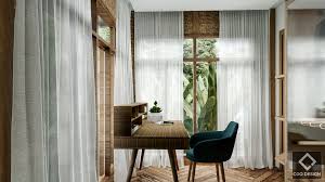 The retro light fixture adds a playful and industrial contrast to this bucolic setting. Modern Bahay Kubo Design With Native Furniture Pieces Best House Design