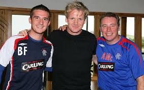 Records show the only time his name was on the team. Chef Gordon Ramsay Drops In On Rangers