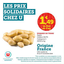Bouchées à la pomme de terre au gruyère retirer 1 quantité de bouchées à la pomme de terre au gruyère du panier 0. U Les Commercants Prix Solidaires Pomme De Terre Facebook
