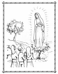 Estas son algunas imagenes de la virgen de fatima cuando se les aparecio a los tres pastorcitos lucia , jacinta y francisco. Adorables Imagenes Virgen De Fatima Para Colorear