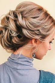 45 Trendy Updo Hairstyles For Medium Length Hair Thin Hair Updo Wedding Hairstyles Thin Hair Medium Length Hair Styles