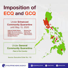 During ecq of certain areas in luzon from may 1 to 15, 2020. Phil News Agency On Twitter Map Of Areas Under Enhanced Community Quarantine Ecq And General Community Quarantine Gcq In The Philippines