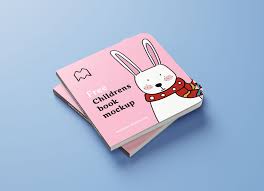 Free Square Children S Book Booklet Mockup Psd Set Good Mockups Free Mockup Book Free Kids Books Free Childrens Book