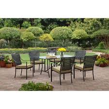 Patio dining sets seat 6. Sale Mainstays Braddock Heights Ii 7piece Patio Dining Set Seats 6 Styles Biscayne 7 Piece 72